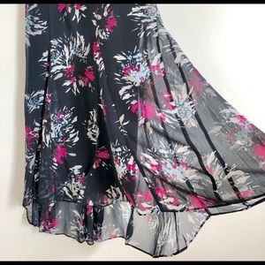 Banana Republic Floral High Low Dress